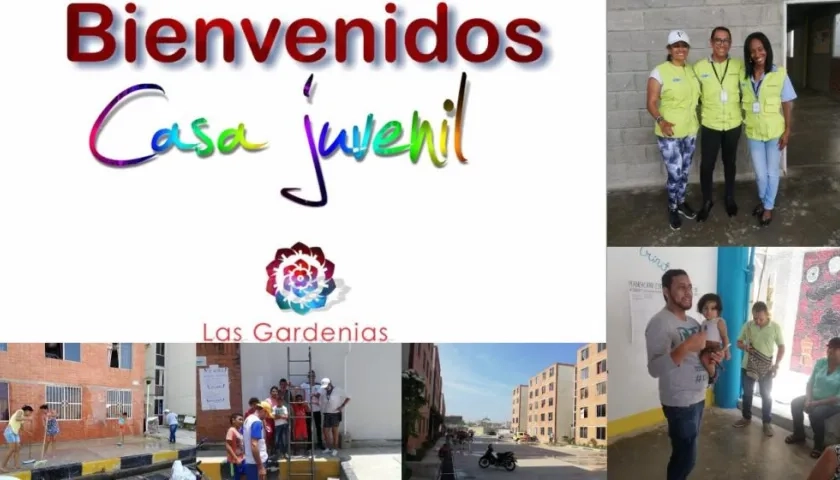 Casa juvenil, línea de acción de Corporación Responder para los jóvenes en Las Gardenias.
