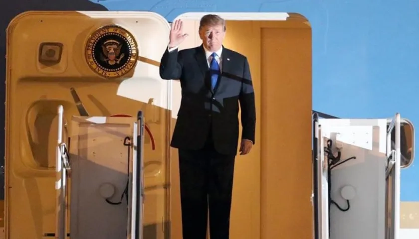 Donald Trump inicia el lunes una visita oficial al Reino Unido.