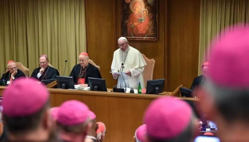 Sínodo presidido por el Papa Francisco en 2018.