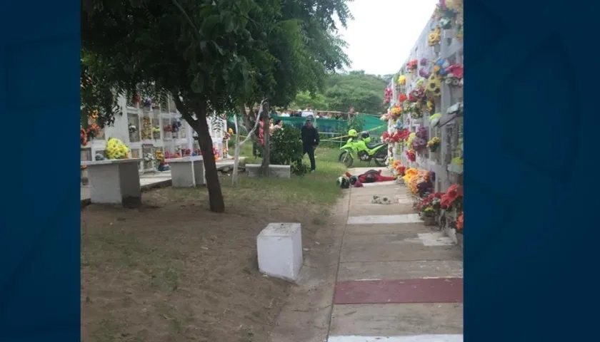 Hombre asesinado en el Cementerio Jardines de Paz
