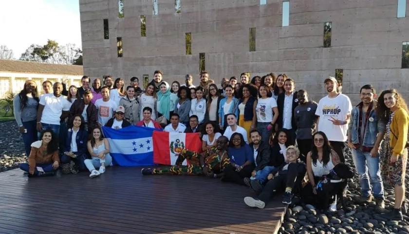 Participantes del Foro de Jóvenes Constructores de Paz 2019.