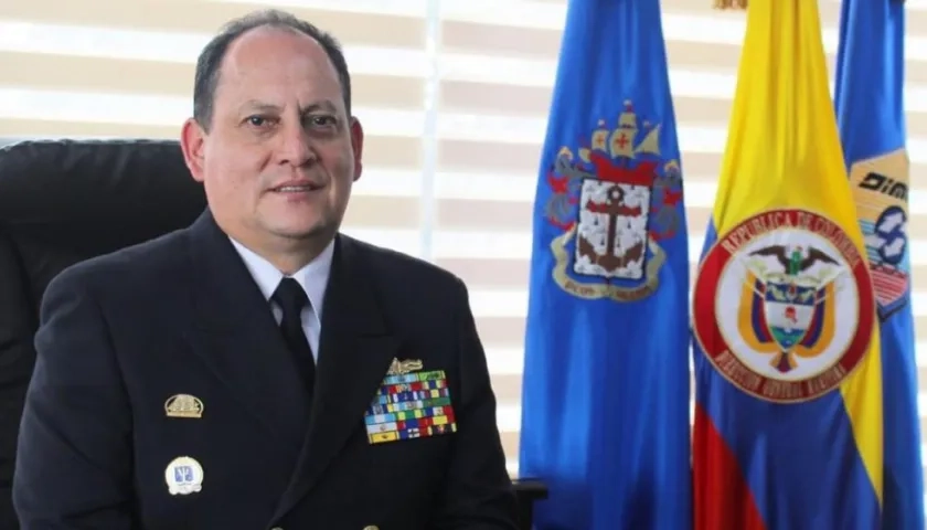 El director de la Dimar, vicealmirante Juan Manuel Soltau Ospina.