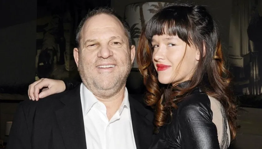 El productor Harvey Weinstein y la actriz Paz de la Huerta.