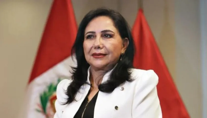 La ministra de la Mujer y Poblaciones Vulnerables de Perú, Gloria Montenegro