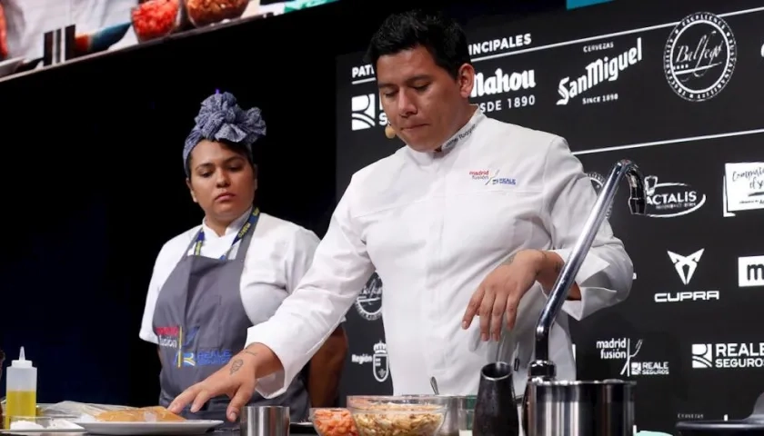 El chef colombiano Jaime Rodríguez (Celele).