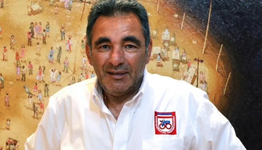 Gabriel Curuchet, presidente de la Unión Sudamericana de Ciclismo.