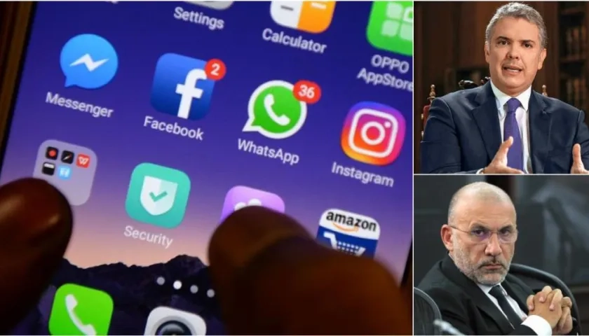 Fiscalía investiga amenazas en redes sociales al Presidente Duque y al senador Roy Barreras.
