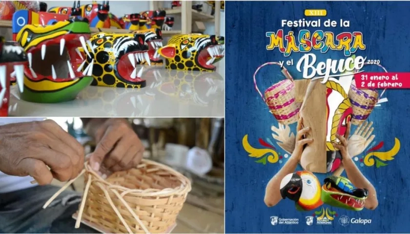 Este fin de semana el Festival de la Máscara y el Bejuco en Galapa.