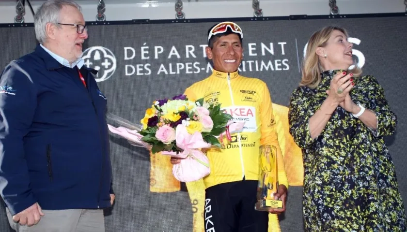 Nairo Quintana ganó el Tour des Alpes.