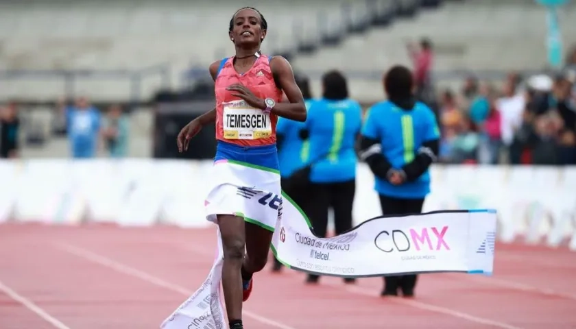 La atleta etíope Etaferahu Temesgen Wodaj.