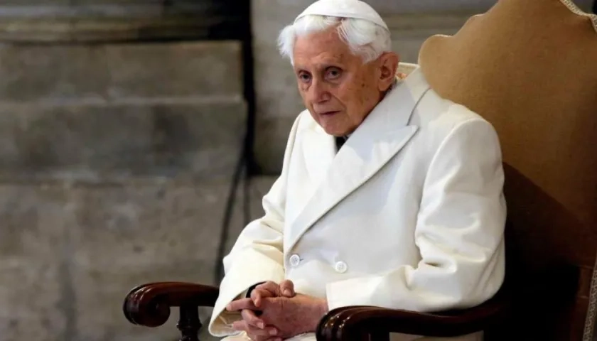 Papa emérito Benedicto XVI.