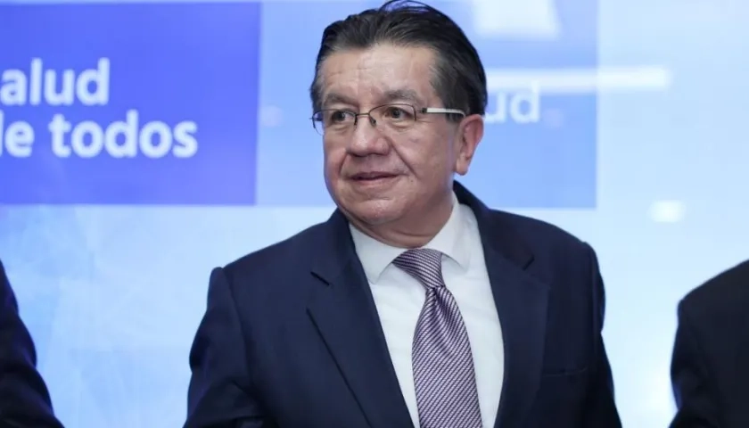 El Ministro de Salud, Fernando Ruiz Gómez.