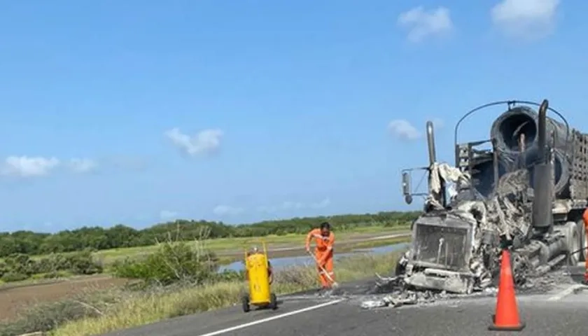 Accidente en la Vía Ciénaga-Barranquilla.