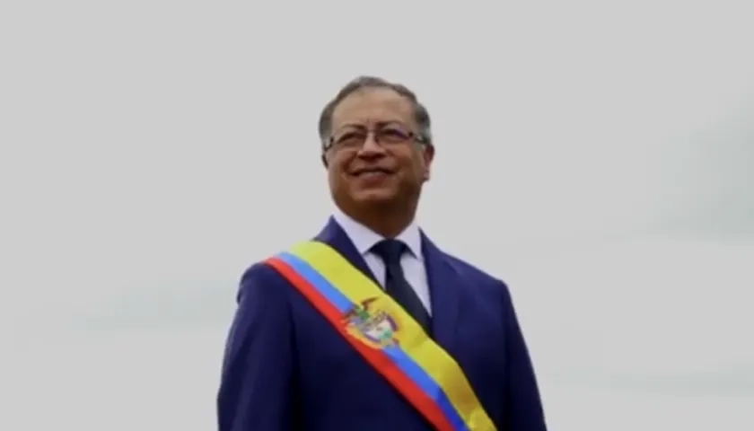 Presidente electo, Gustavo Petro. 