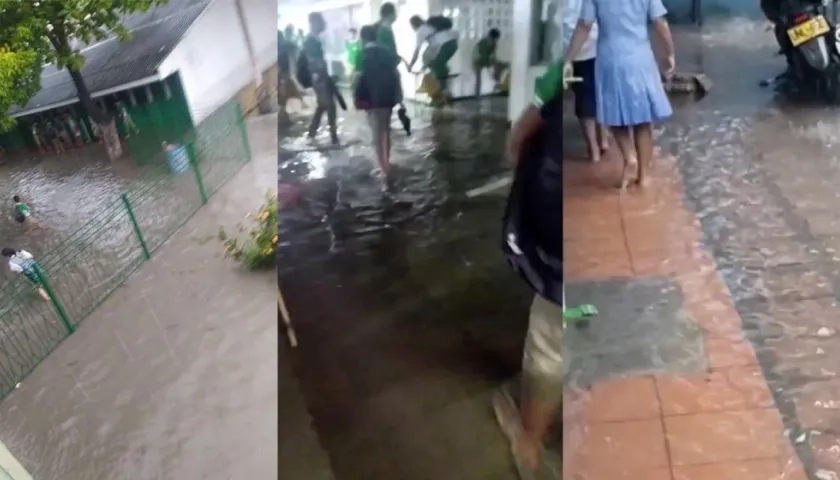 Inundaciones en el colegio Itida. 