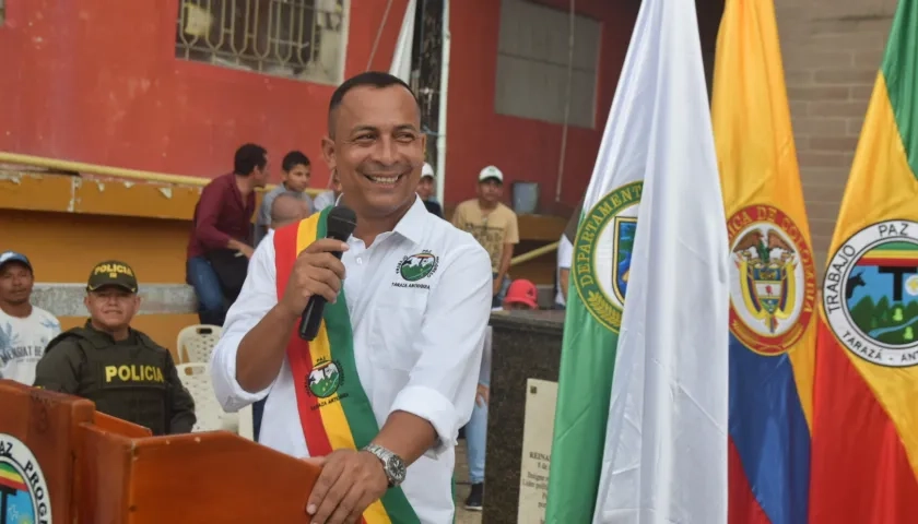Mario Eliécer Sierra, alcalde de Tarazá, Antioquia.