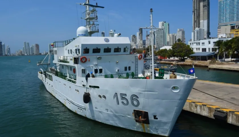 La ARC 'Providencia' pertenece a los buques blancos al servicio de la Dirección General Marítima.