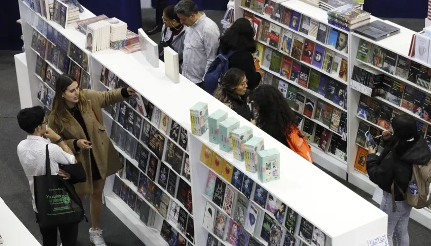 Imagen de la Feria del Libro en Bogotá.