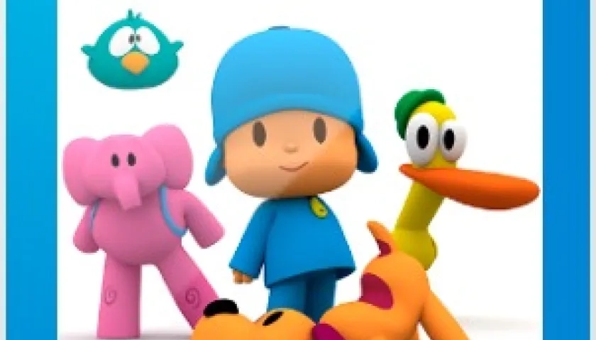 Personajes de serie infantil, Pocoyó, Pato y Eli 