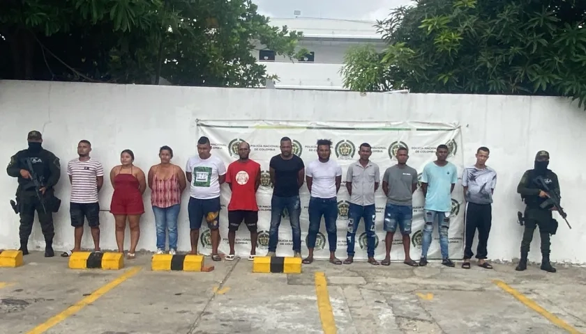 Capturados once presuntos integrantes de las 'Autodefensas Gaitanistas'.