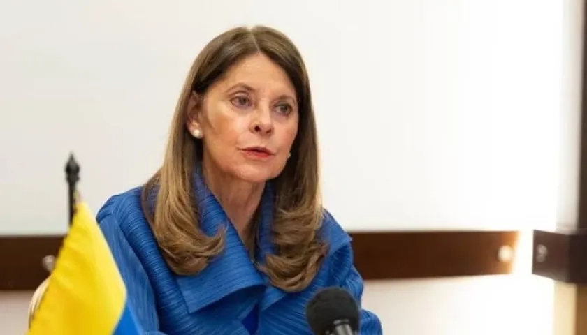 Marta Lucía Ramírez, vicepresidenta de la República.