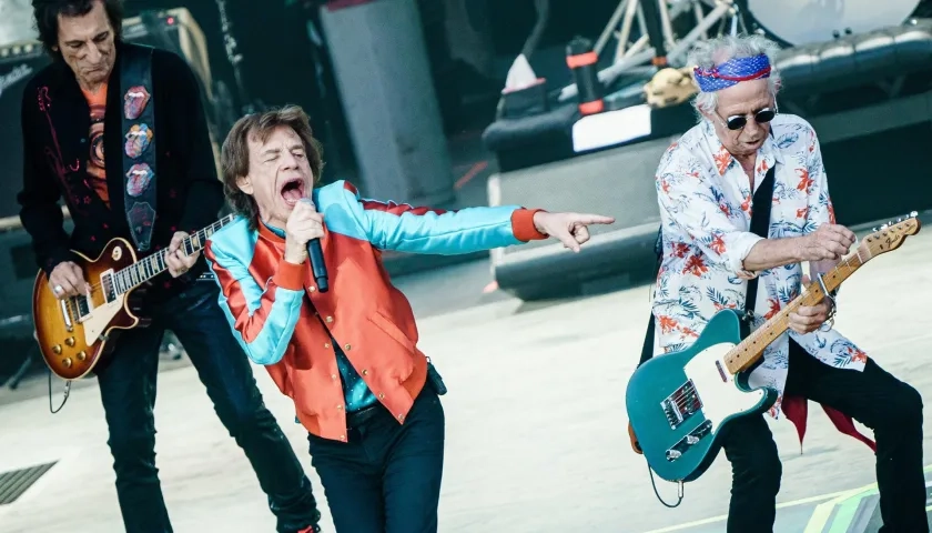 La banda Rolling Stones.