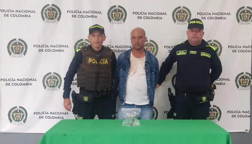 El capturado, Ronald Manuel Mendoza Gutiérrez