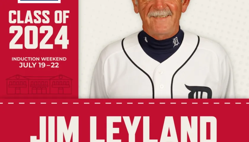 Jim Leyland, exmánager de Grandes Ligas. 