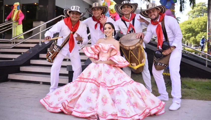 Natalia Carolina Acosta Muriel, Reina del Carnaval de Santo Tomás.