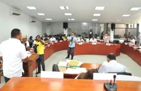 Concejo de Barranquilla en plenaria.