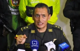 Brigadier General Mariano Botero, comandante de la Policía Metropolitana de Barranquilla