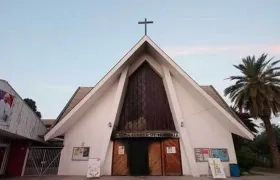 Una de las iglesias atacadas.