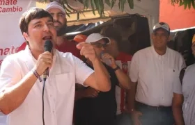 Jaime Pumarejo interviniendo durante el acto.