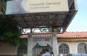 El delincuente herido llegó por sus medios al Hospital General de Barranquilla.