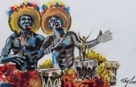 Boceto de la carroza de la Reina del Carnaval de la 44.