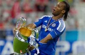 Didier Drogba ganó varios torneos con el Chelsea. 