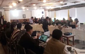 Sesión de la Comisión Nacional de Comunicación de los Pueblos Indígenas.