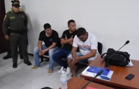  Kevin Andrés Blanco Corredor, Jesús David Narváez Martínez y Manuel Antonio Montenegro Cabarcas.