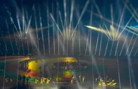 Ceremonia inaugural de los Juegos Centroamericanos y del Caribe.