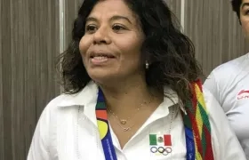 María José Alcalá, jefe de misión de la delegación mexicana. 