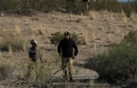 Las autoridades hallaron en la frontera con Estados Unidos los restos óseos. 