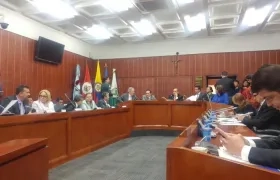 Debate de control político a ministro de Defensa, Guillermo Botero, en el Senado.