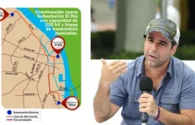 Las subestaciones de Barranquilla y el Alcalde Alejandro Char.