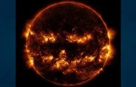Imagen tomada del Sol por la Nasa.
