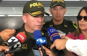 Brigadier General Ricardo Alarcón, comandante de la Policía Metropolitana de Barranquilla.