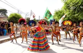 La Reina del Carnaval Isabella Chams durante el rodaje de su video.