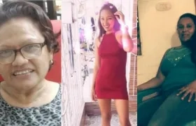 Tres de las mujeres que fueron asesinadas este año en Barranquilla.