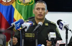 El comandante de la Policía Metropolitana de Barranquilla, general Mariano Botero Coy.