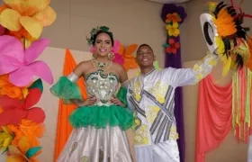 Yiswall Escárraga y Jonatan Gamarra Reyes del Carnaval  LGTBI del Atlántico.