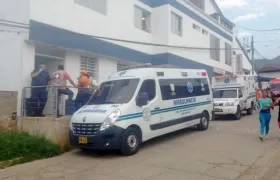 Unidades medicalizadas atiende emergencia por explosion en el municipio de Dagua 